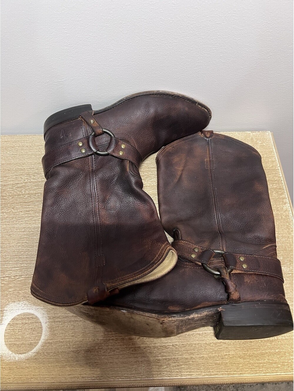 Frye Women's Harness Brown Boots Size 9.5
